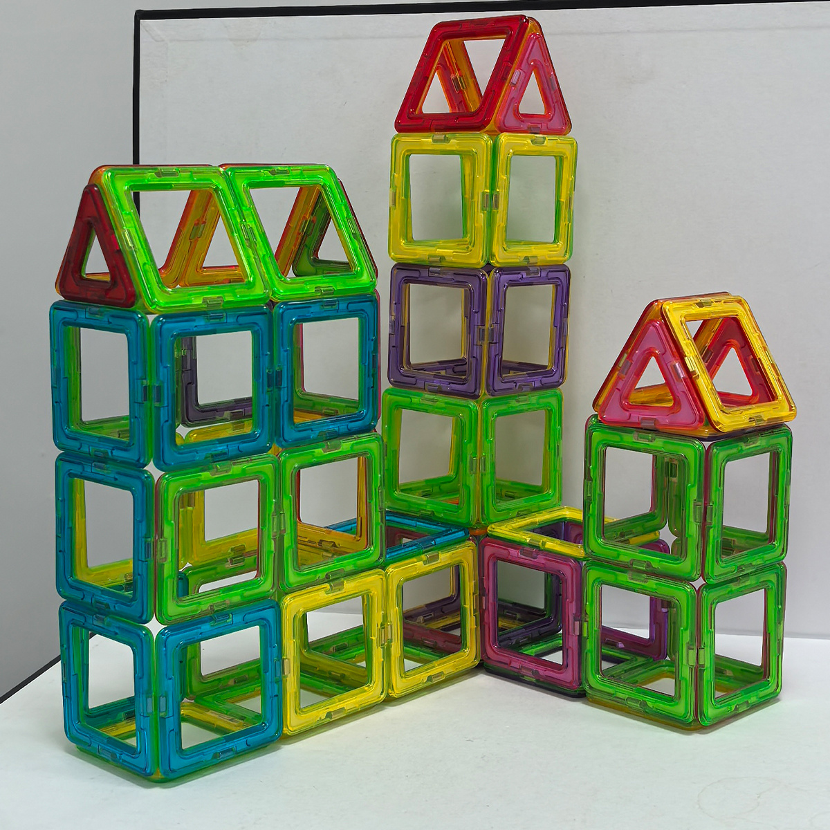 54/74pcs Magnetic Blocks Building Toys, Learning Educational Set
